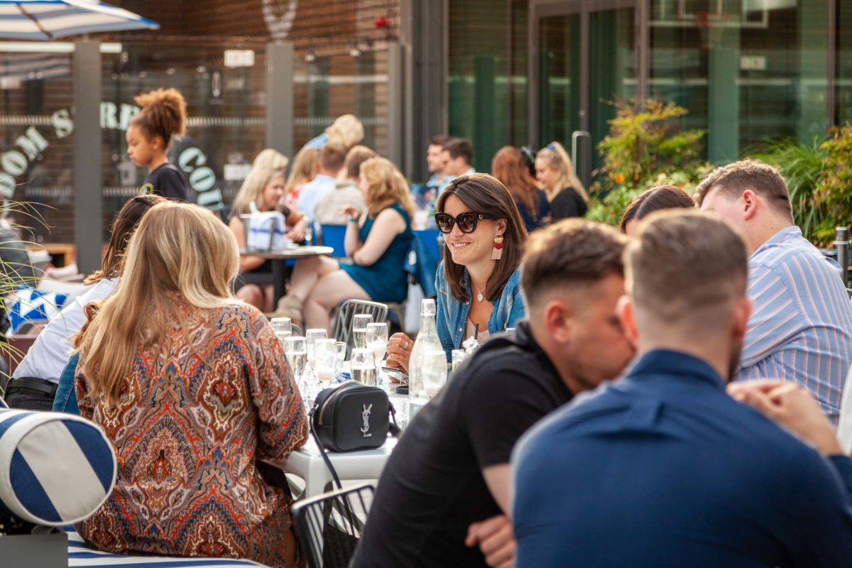 Rooftop bar London Skylark Roof Garden Paddington W2 Rooftop