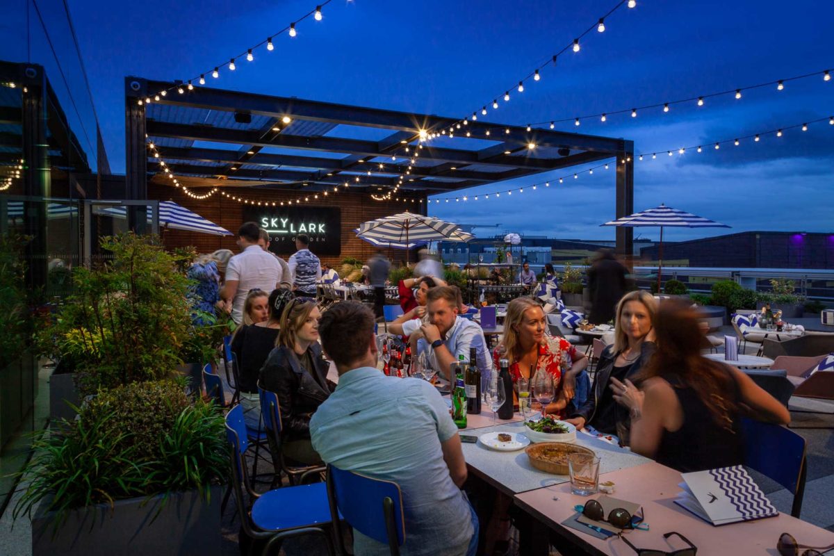 Rooftop bar London Skylark Roof Garden Paddington W2 Rooftop