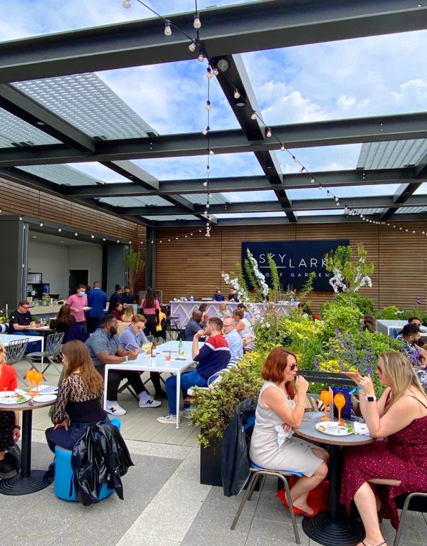 Rooftop bar London Skylark Roof Garden Paddington W2 Rooftop