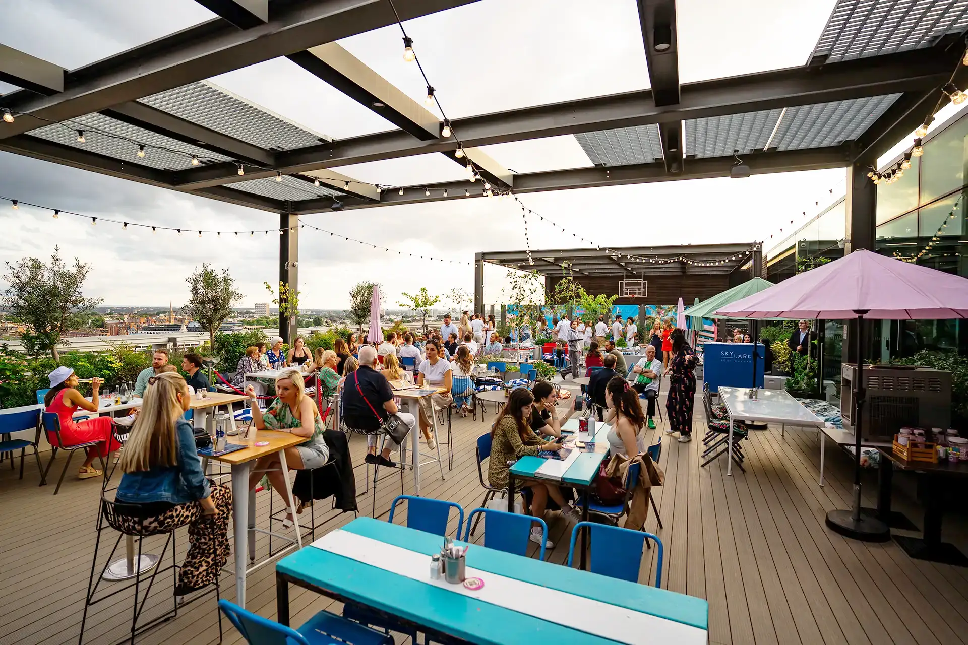 huckster-london-2026-dsc09714 London rooftop corporate and social events venue perfect for parties Skylark Paddington roof top bar