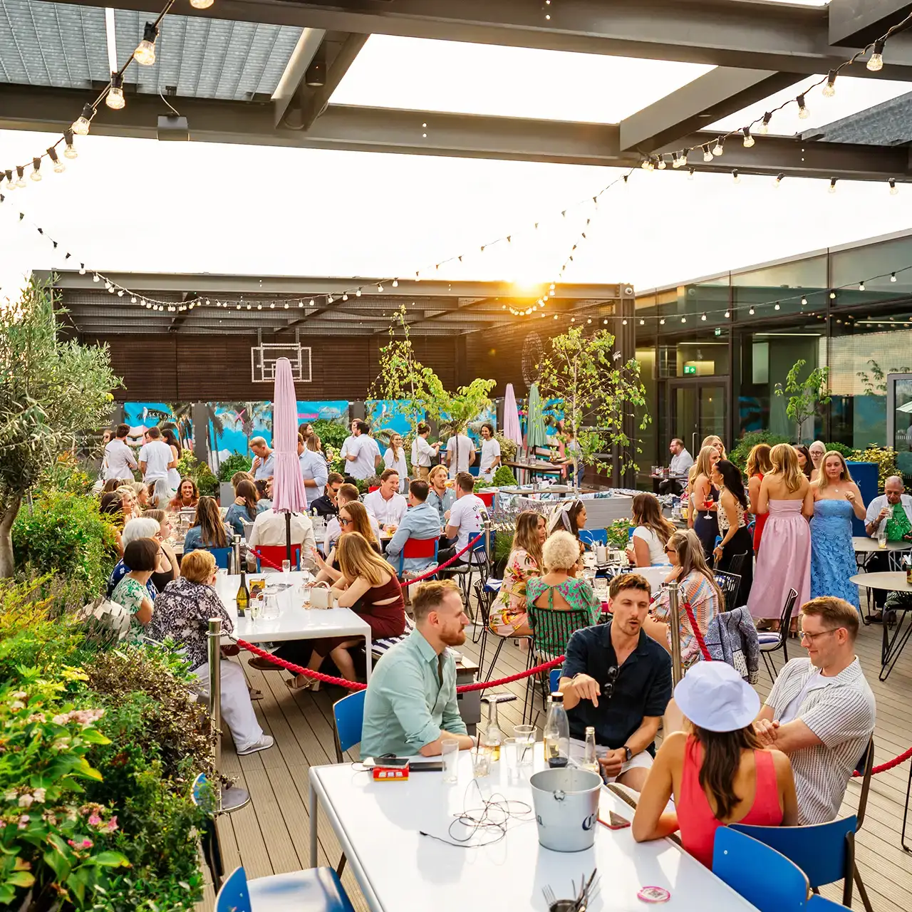 London rooftop corporate and social events venue perfect for parties Skylark Paddington roof top bar